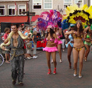 samba show tropical thema feest